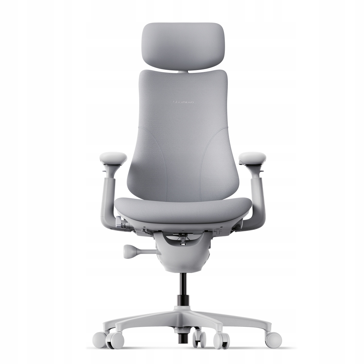 LiberNovo Omni Dynamic Ergonomická stolička, sedadlo 48 cm, šedá