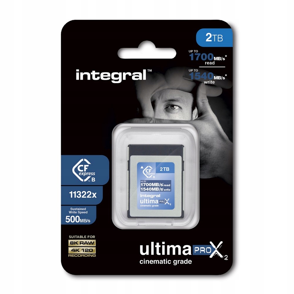 INTEGRAL UltimaPro X2 CFExpress Typ B 2.0 2TG Kod producenta INCFE2TB1700/1540