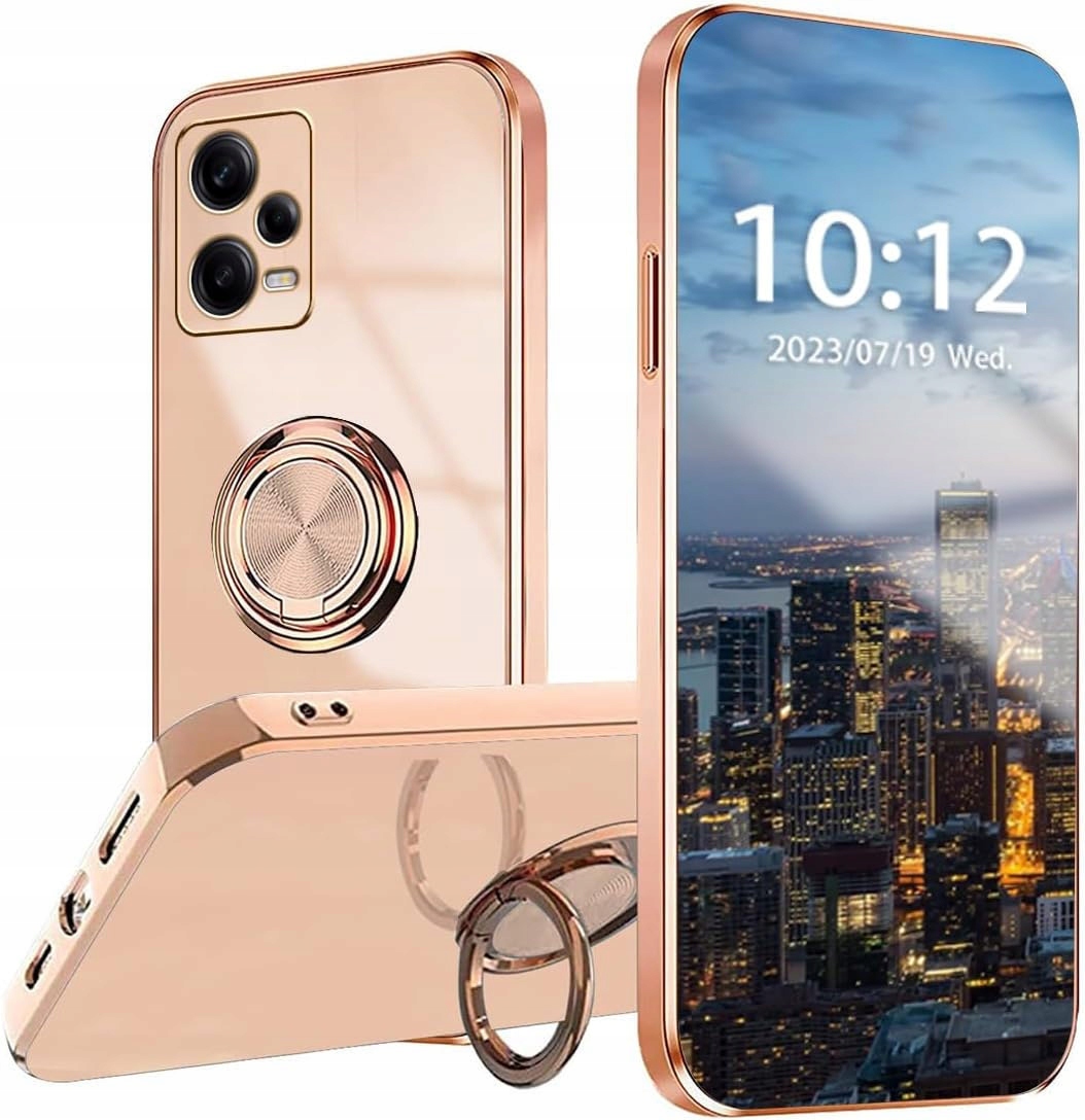 ETUI GLAMOUR FLEXI RING DO XIAOMI REDMI NOTE 12s +SZKŁO Marka Nela-Styl