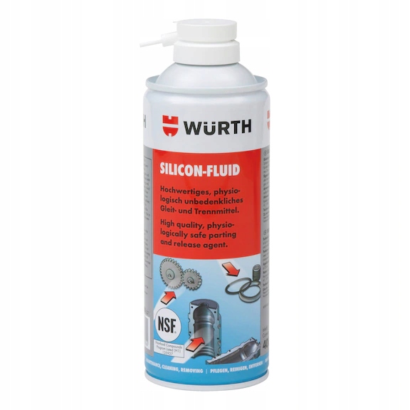 Wurth Smar Silikonowy Spożywczy Silikon Fluid 0,4L