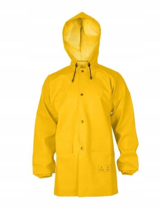 KURTKA 3/4 WODOODPORNA 58 ŻÓŁTA