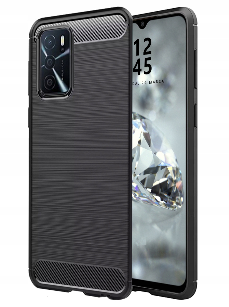 

Etui Do Oppo A16 A54S Pancerne Karbon Case