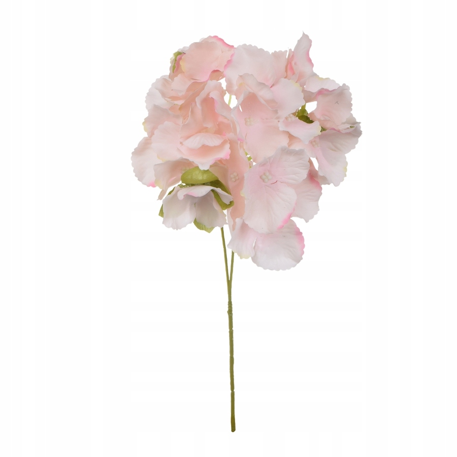 

Hortensja kremoworóżowa gałązka sztuczna