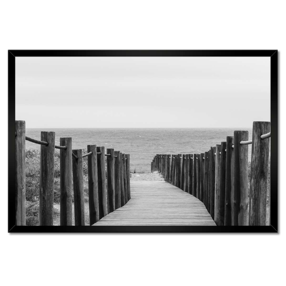 Plakáty v rámu 60x40 Promenáda blízko břehu