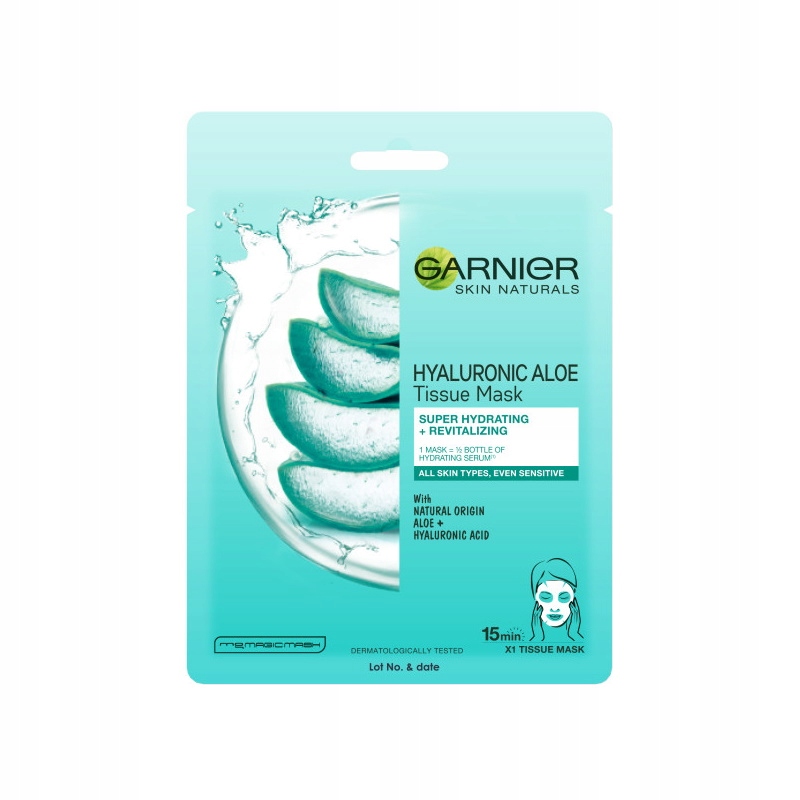 

Garnier Hyaluronic Nawilżająca maska z aloesem