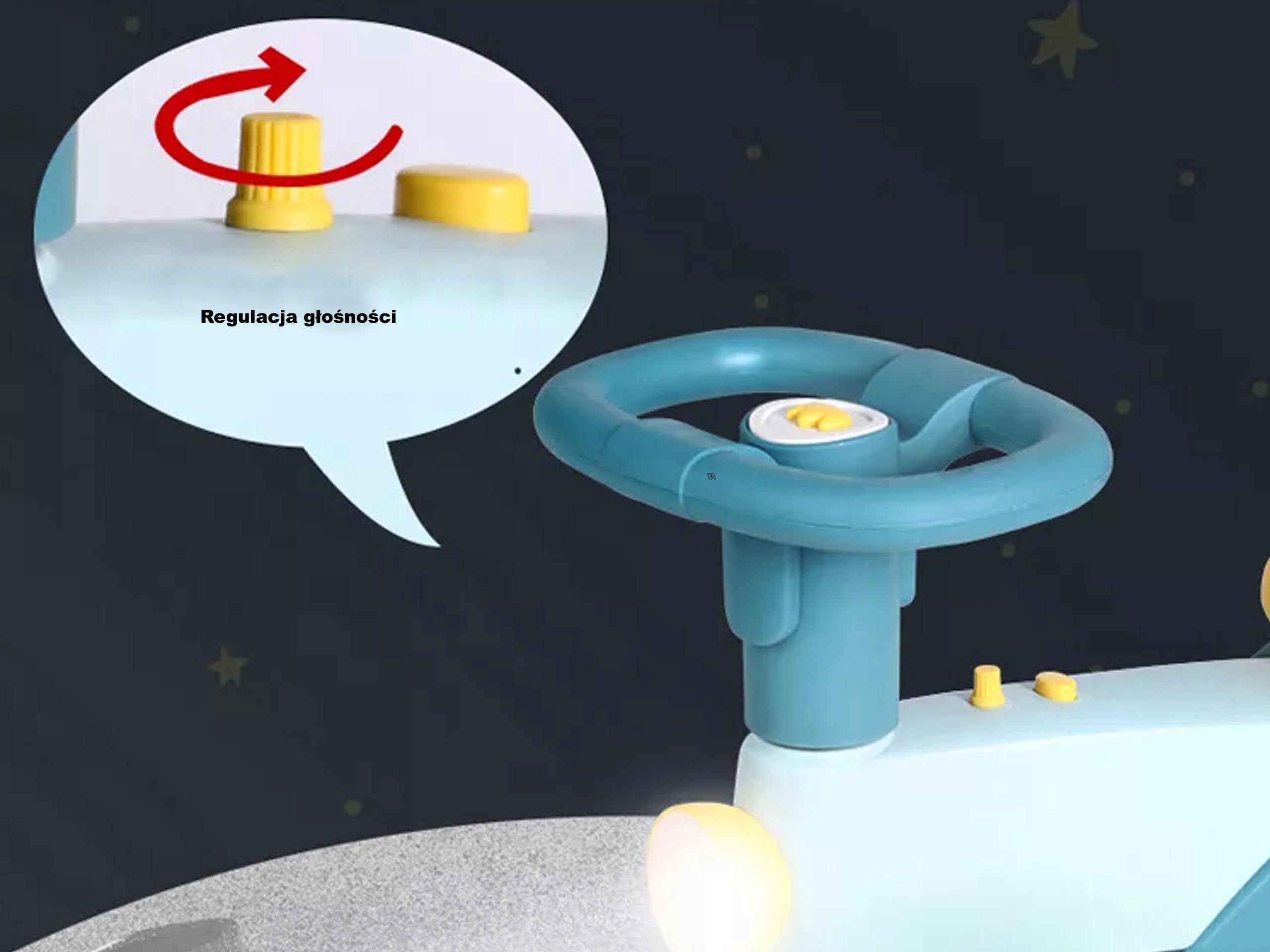 JEŹDZIK NIEBIESKI GRAWITACYJNY MOTOR ROWER DZWIĘKI ŚWIATŁO Kolor Niebieski