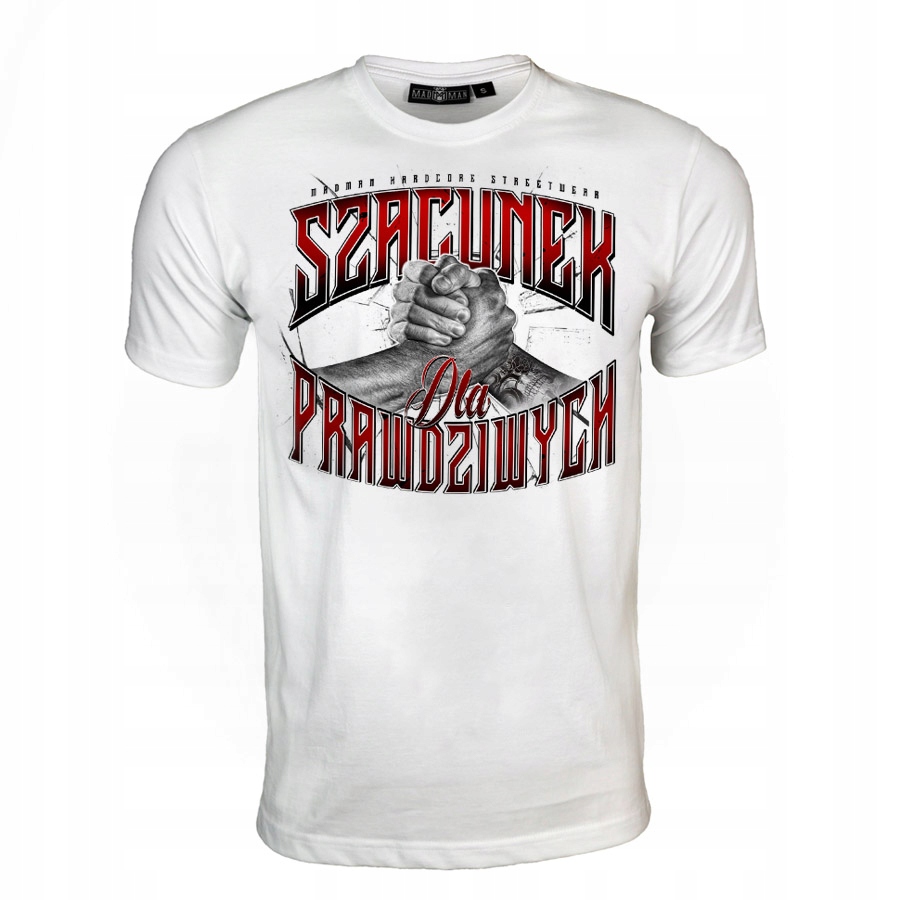 Koszulka uliczna stretwear BSNT SZACUNEK BRACI 4XL