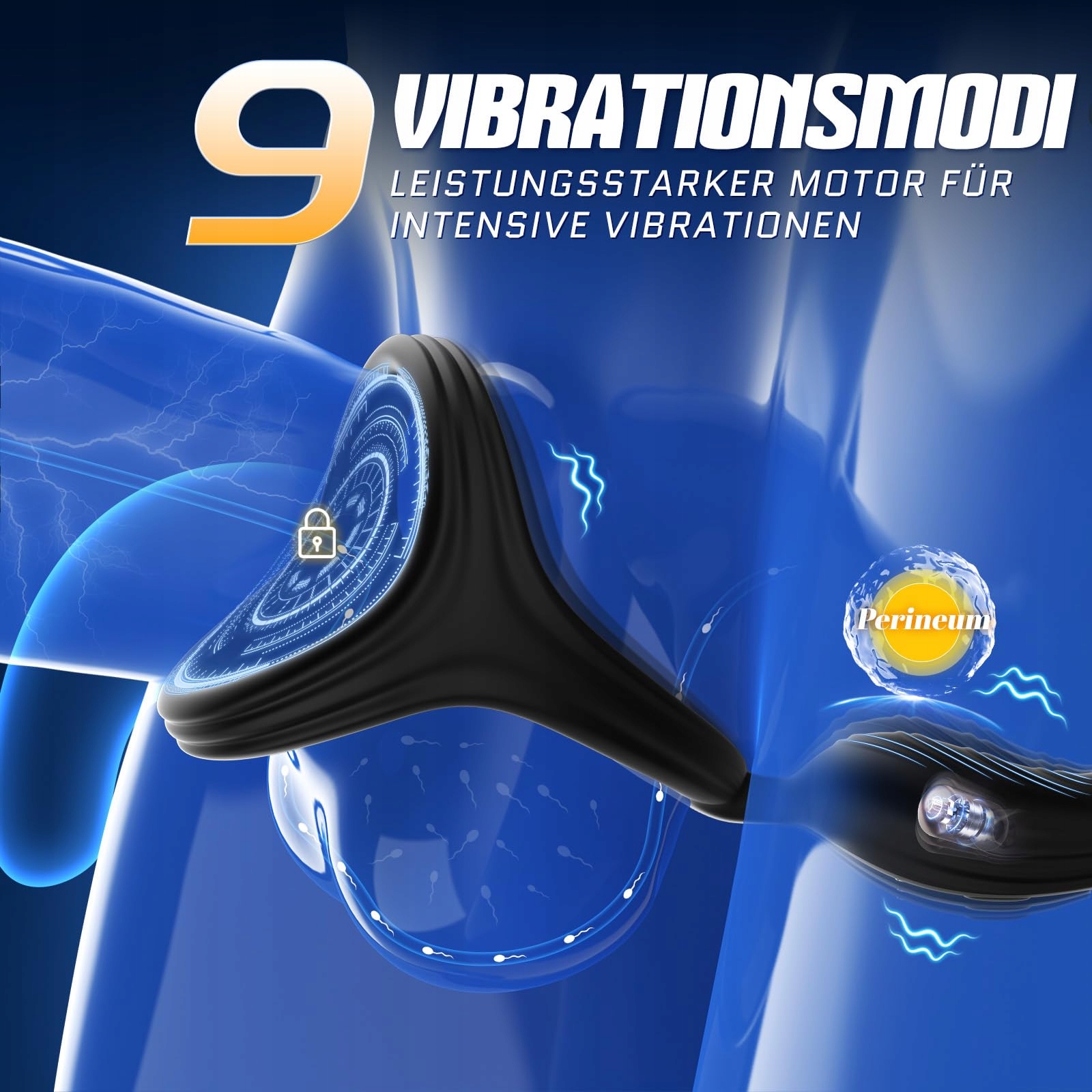 ANALVIBRATOREN Wibrator Analny Dla Mężczyzn Z Pierścieniem Na Penisa — miniatura 4