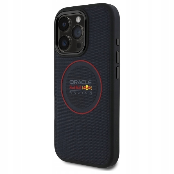 Red Bull RBHMP16L24PUILVR iPhone 16 Pro 6.3" hardcase granatowy/navy Leath