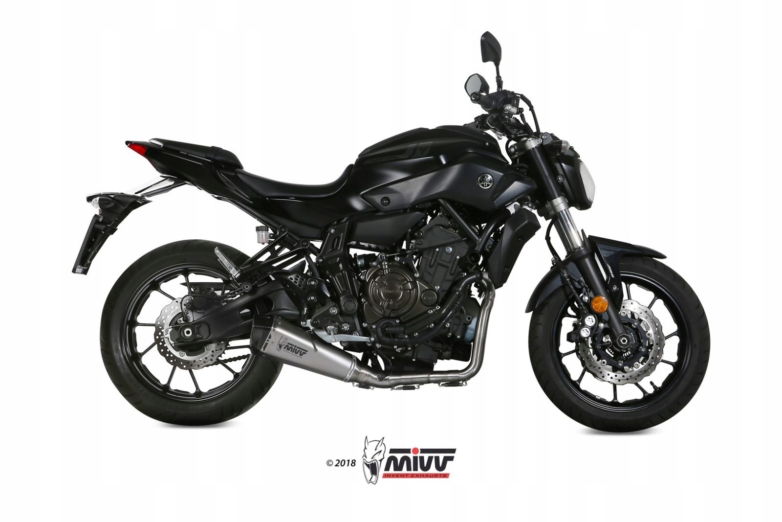 Y.044.LDRX - MIVV ВЫХЛОПНАЯ ПОЛНАЯ СИСТЕМА YAMAHA MT-07 2014-2020