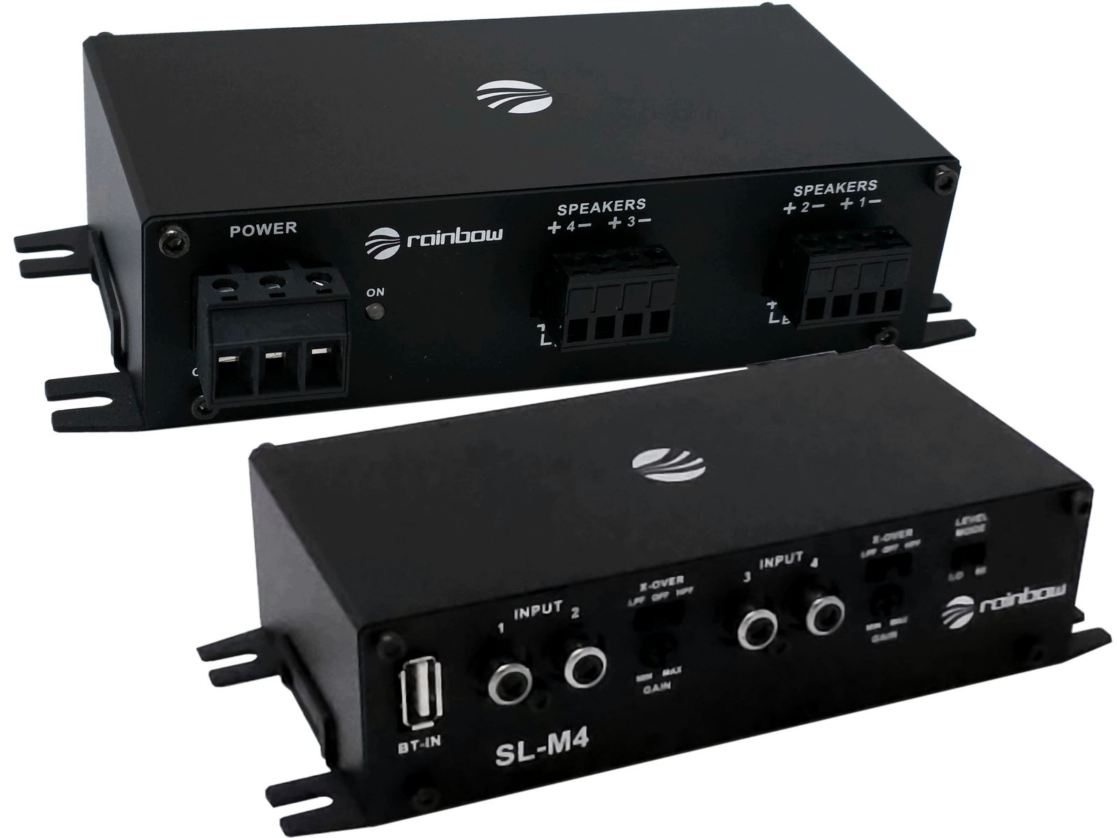 Rainbow Audio SL-M4 automobilový zesilovač 4 kanály 4x75 W 2 x 180 W Rms