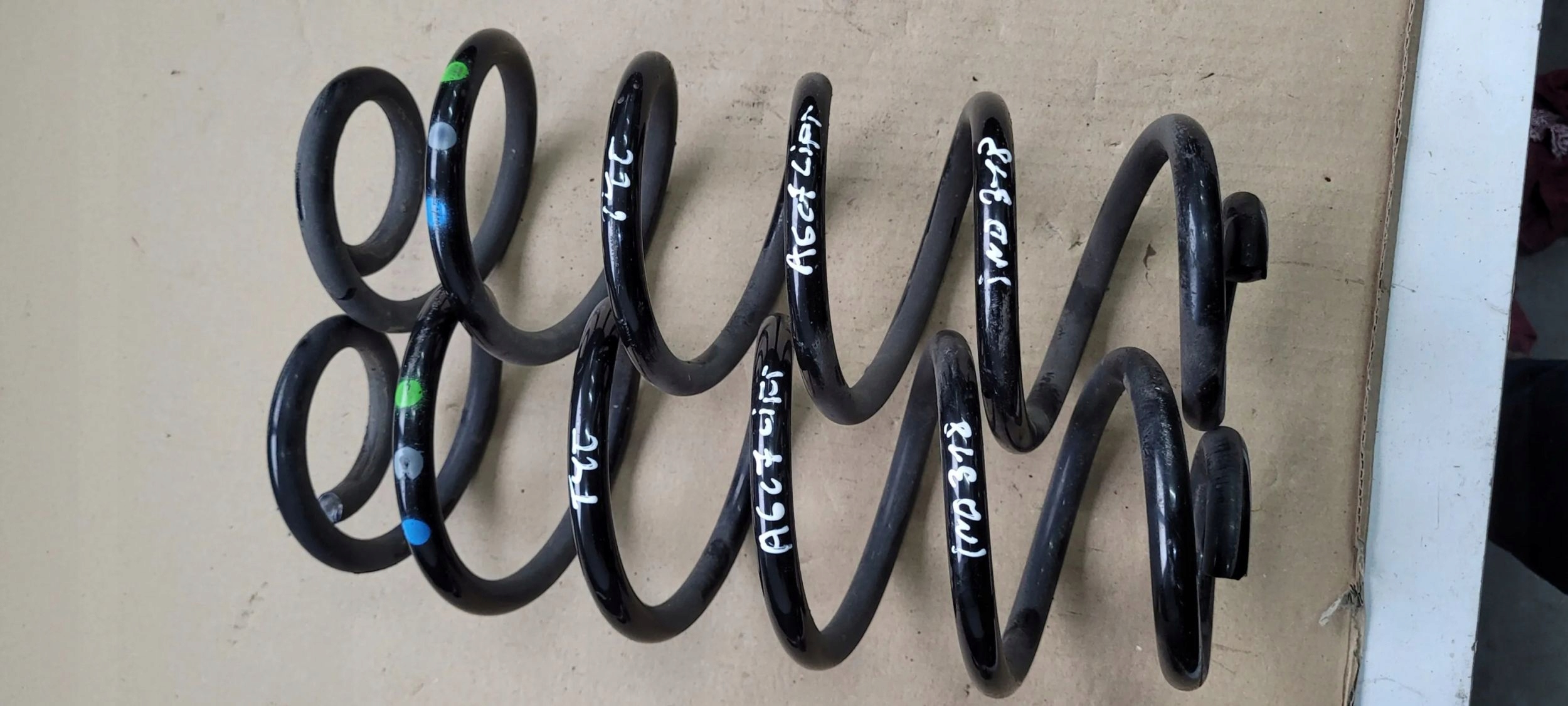 A6 C7 4G LIFT spring springs rear part left right 2X 1.8 2.0 TFSI SLINE