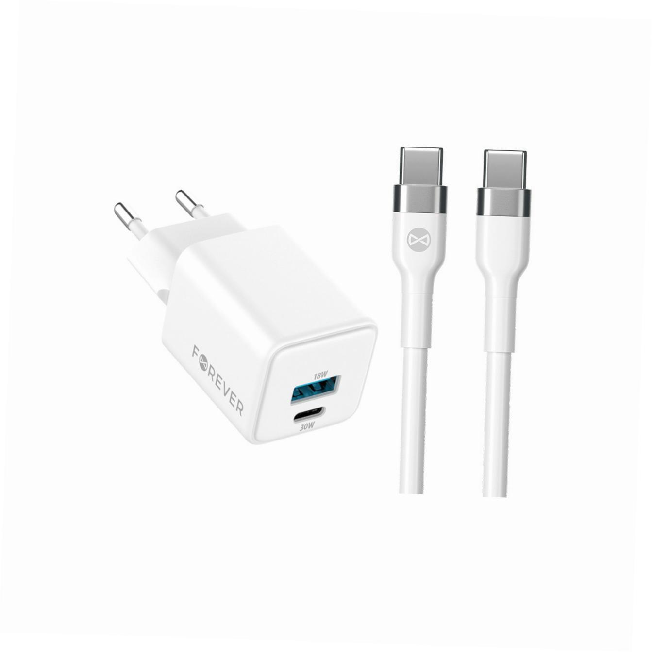 Szybka ładowarka GaN 30W Usb i Usb-c z kablem do Xiaomi Redmi Note 11 5G