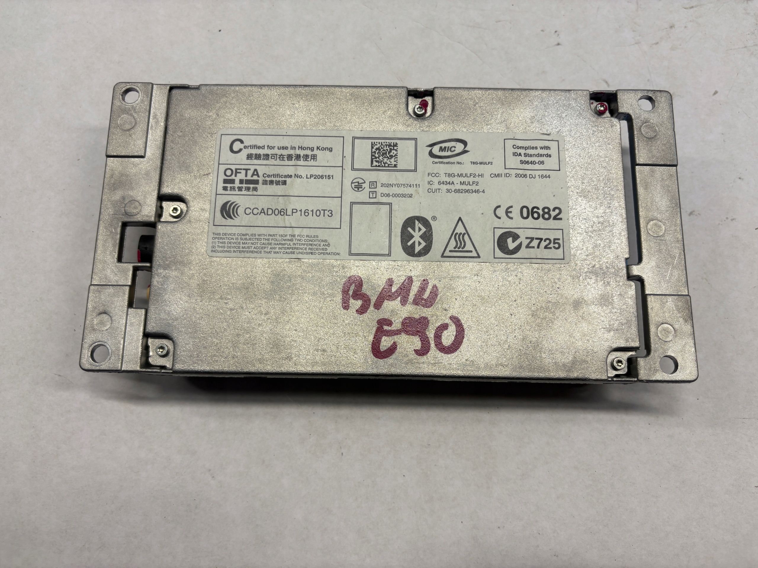BMW E90 E91 module BLUETOOTH 9183373