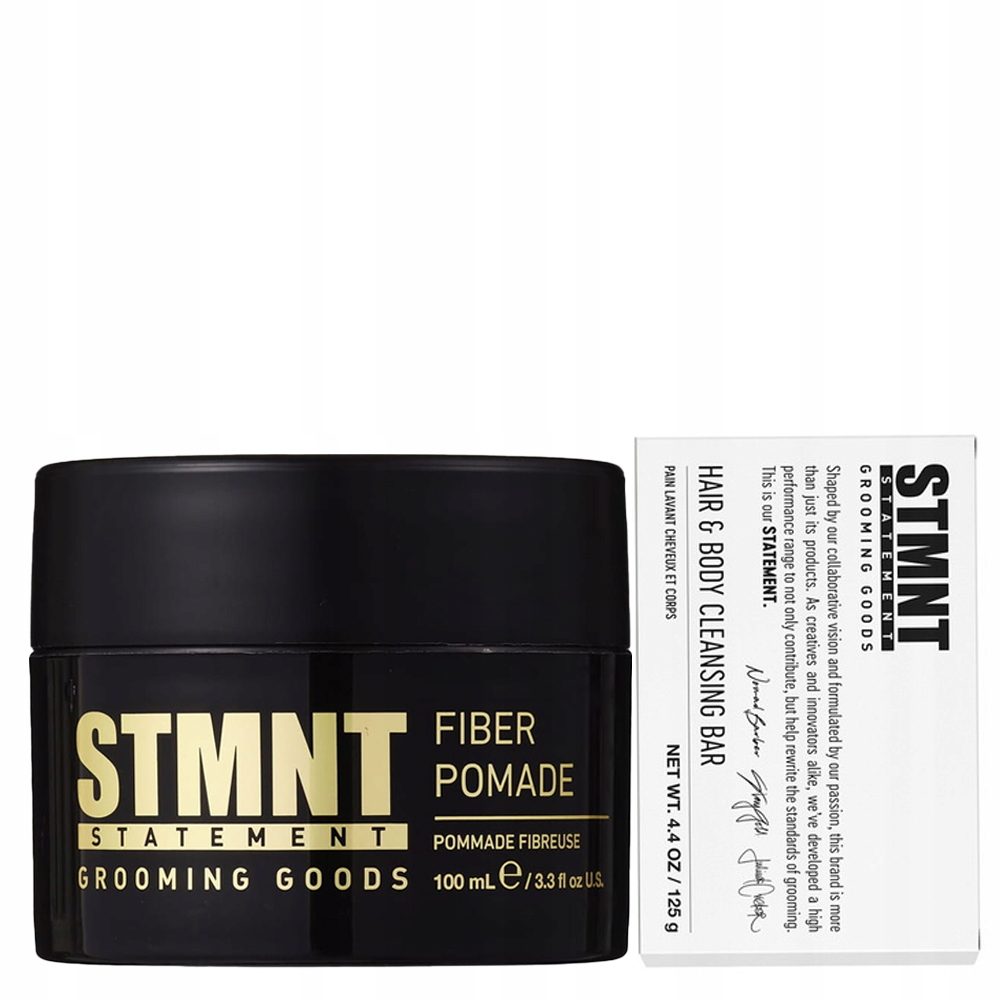 Stmnt sada FiberPomade 100 ml Šampon kostka