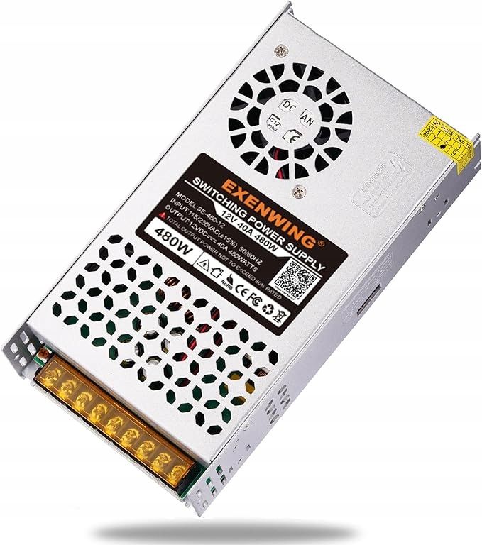 Impulsní napájecí zdroj Transformátor 12 V 40 A 480 W Ac napětí Led pásky