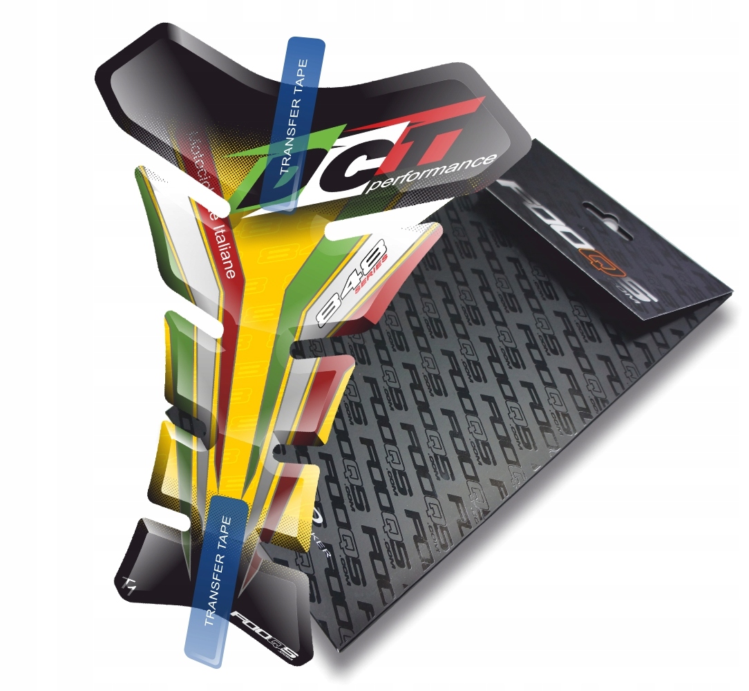 Tank-pad od firmy Fooqs pro Ducati 848 Žlutá Vlajka