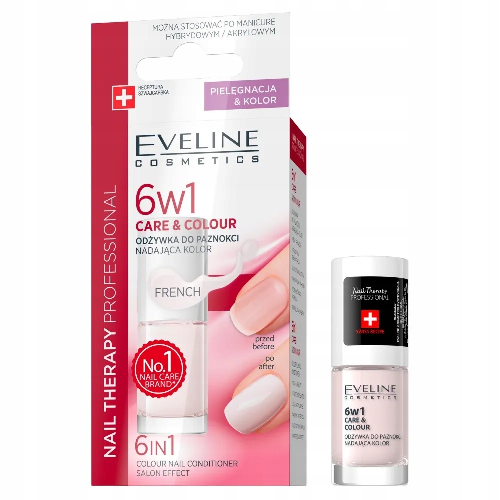 

6w1 Care&Colour odżywka do paznokci nadająca k