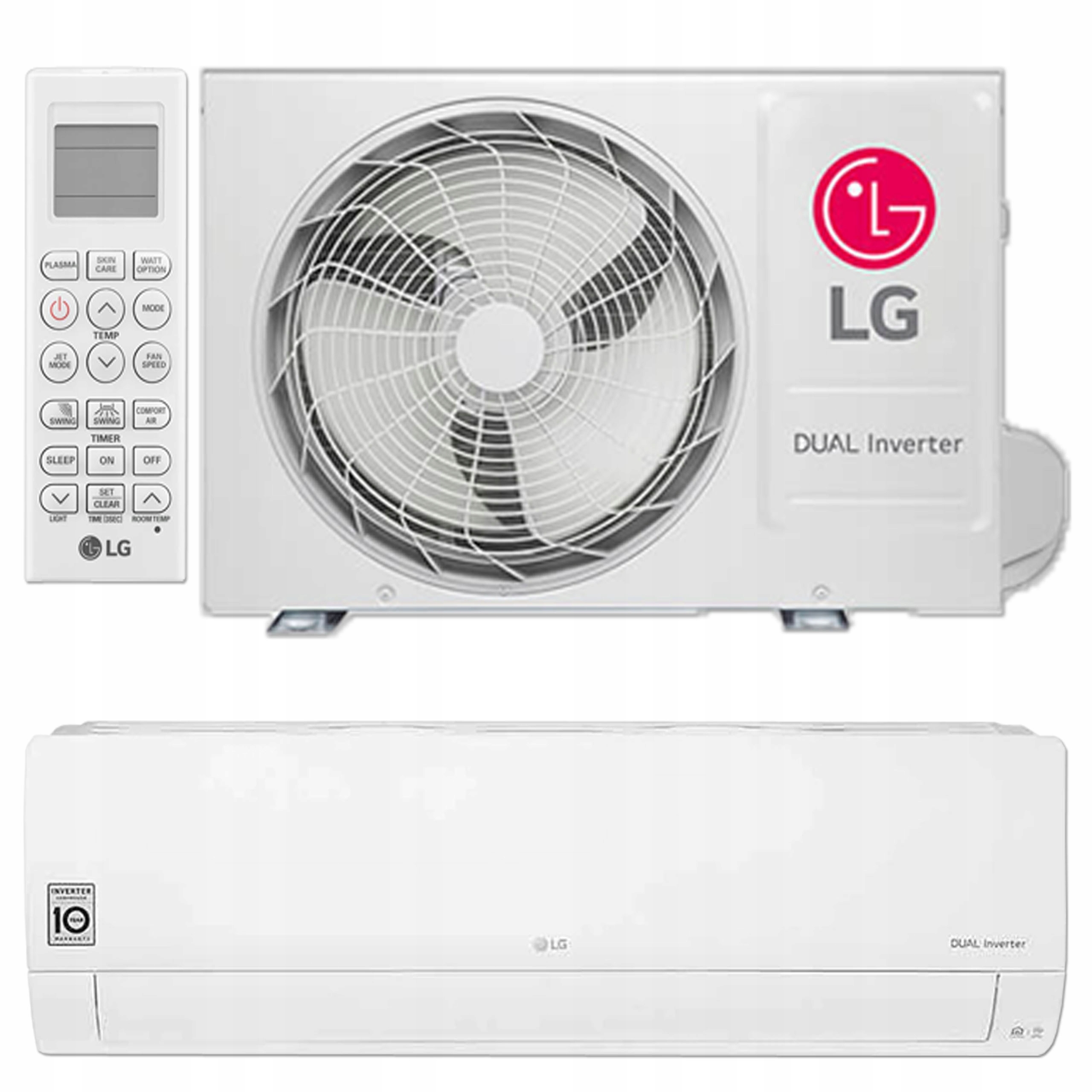 Klimatizace Lg Standard 2 bílá 3,5 kW wifi dálkové ovládání chlazení topení