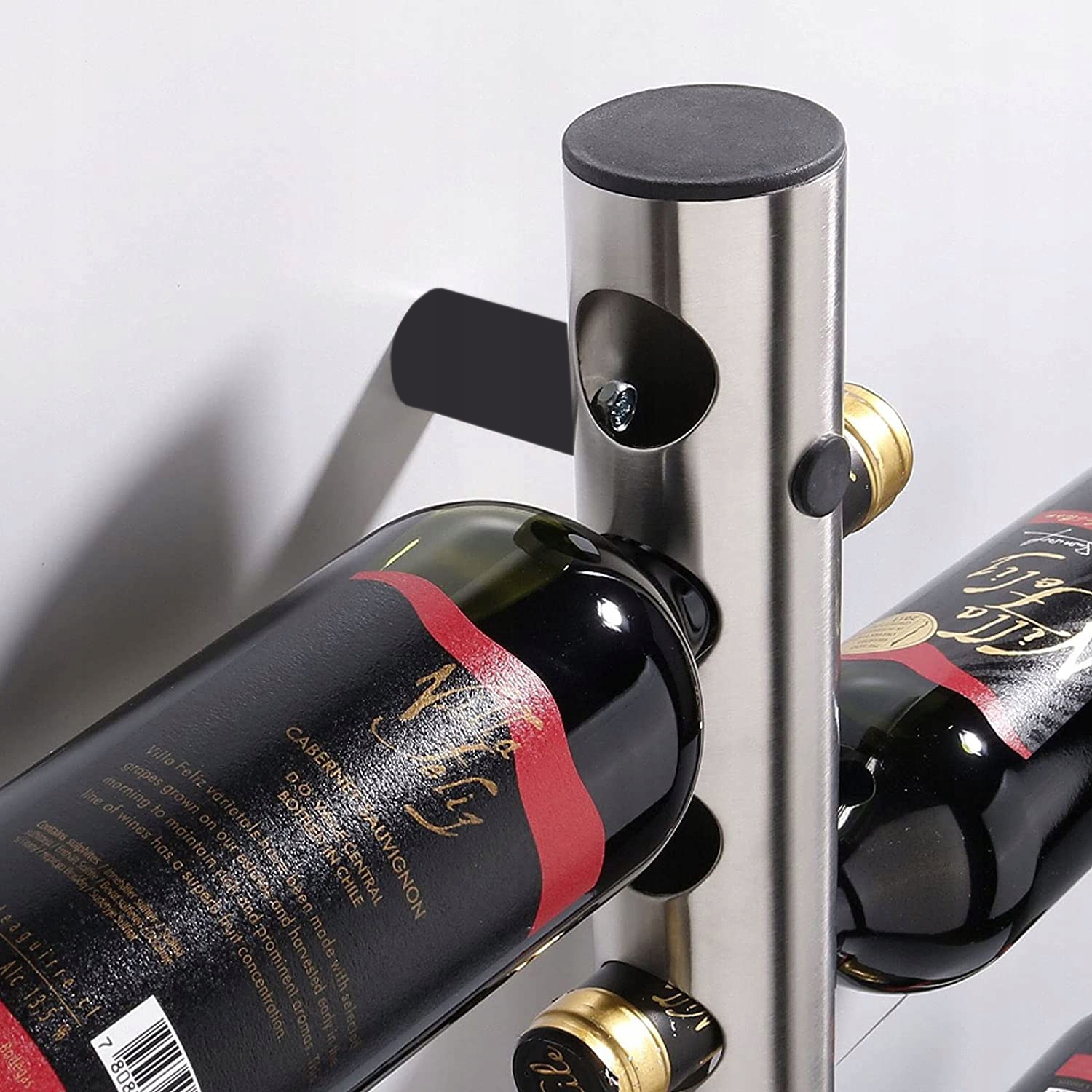 WIESZAK STOJAK INOX STAL PÓŁKA REGAŁ BUTELKĘ 8 BUTELK WINO Marka AR