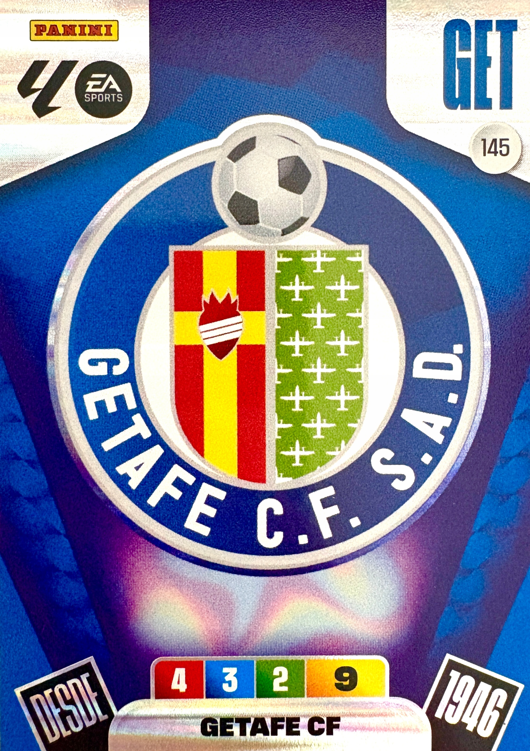 La Liga hiszpańska 2025-26 2026 herb Logo 145 Getafe Cf
