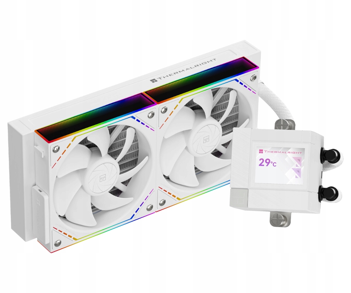 Chłodzenie procesora wodne Thermalright Core Matrix 240 Vision Argb Białe