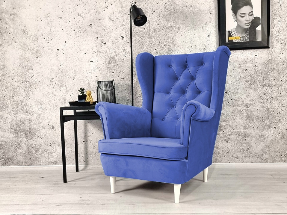 FOTEL USZAK STYL SKANDY GŁĘBOKI PIK PLAMOODPORNY Kod producenta GŁEBOKO PIKOWANY