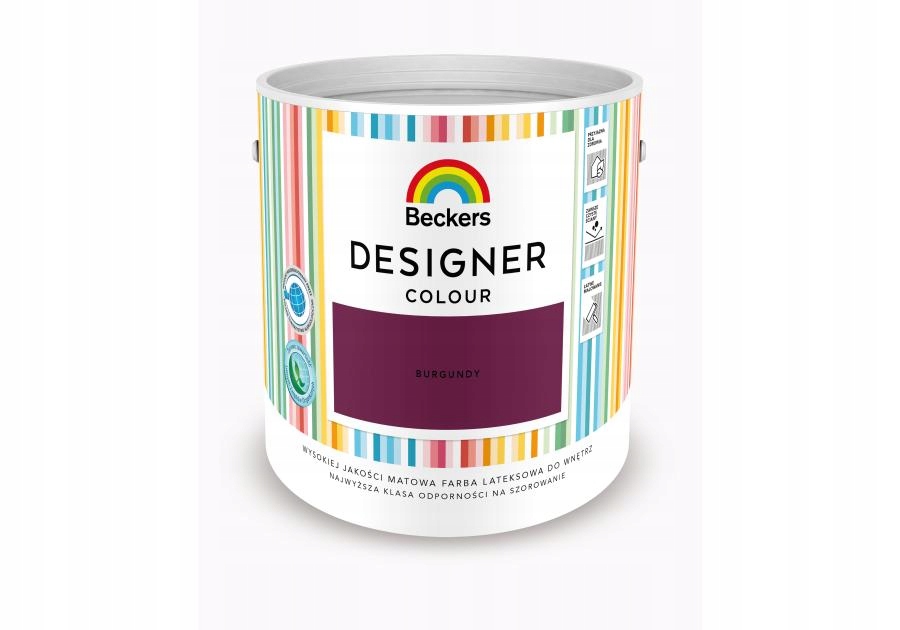 Latexová barva Designer Colour Burgundy 2,5 L Beckers