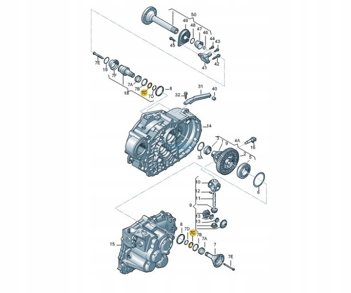02N409374 - Коническое кольцо транспортные средства 4WD ALHAMBRA SHARAN