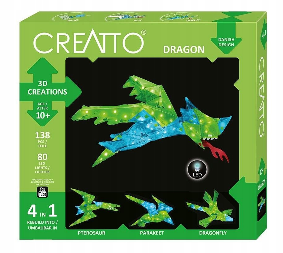 Creatto Świecący Smok i Przyjaciele Kosmos