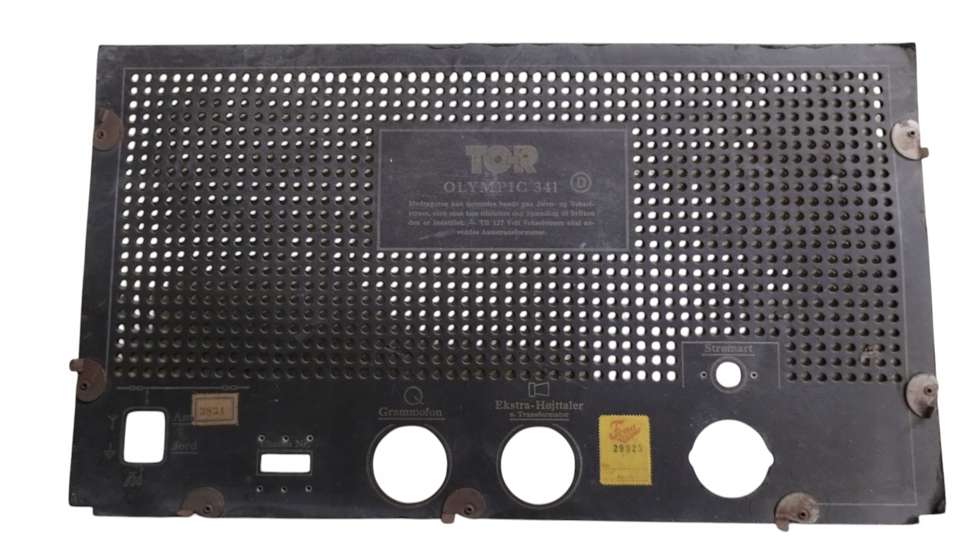 Задняя стенка для радио TO-R OLYMPIC 341