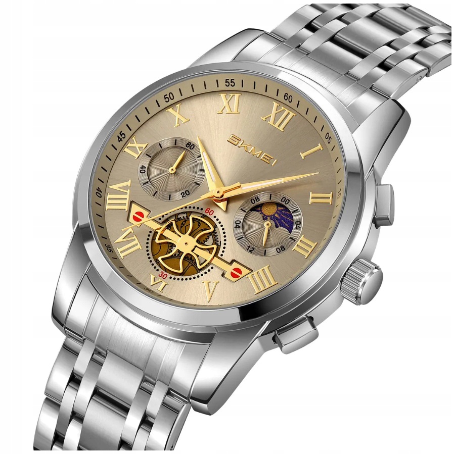 Pánské hodinky Skmei skm.193941c.mn náramek chronograf fáze měsíce