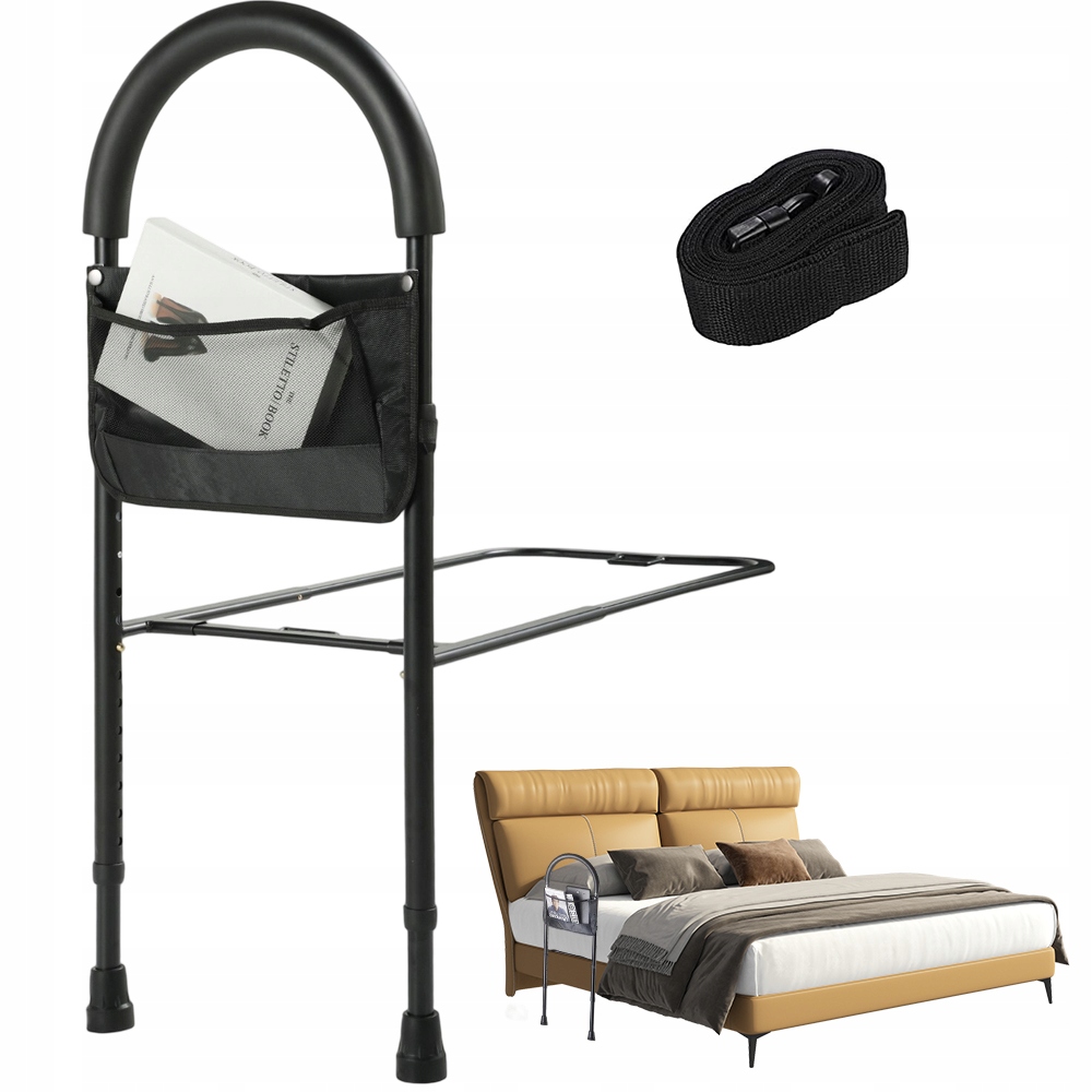 Poręcz Asekuracyjna Do Łóżka Z 10 Poziomami Regulacji Dla Osób Starszych