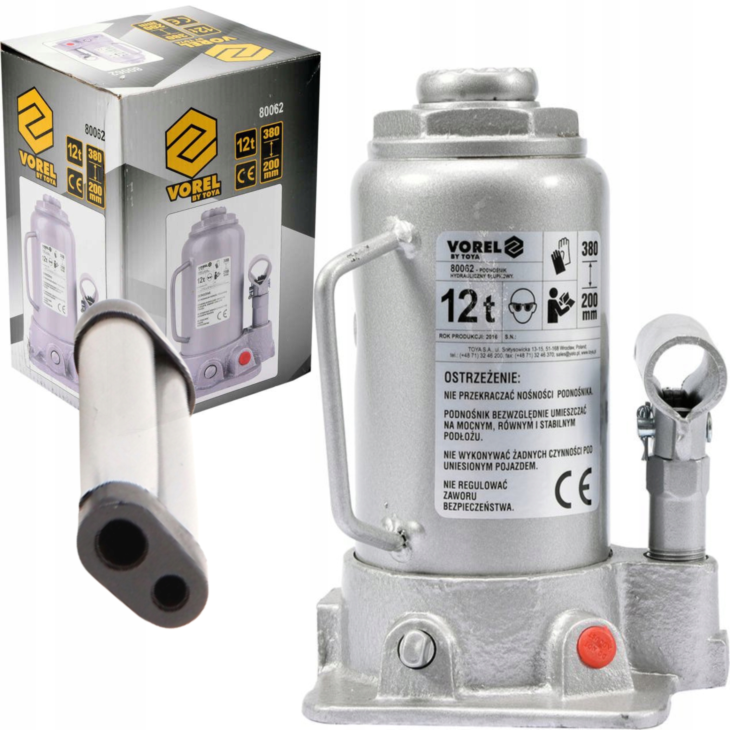 ГИДРАВЛИЧЕСКИЙ ДОМКРАТ VOREL 12T