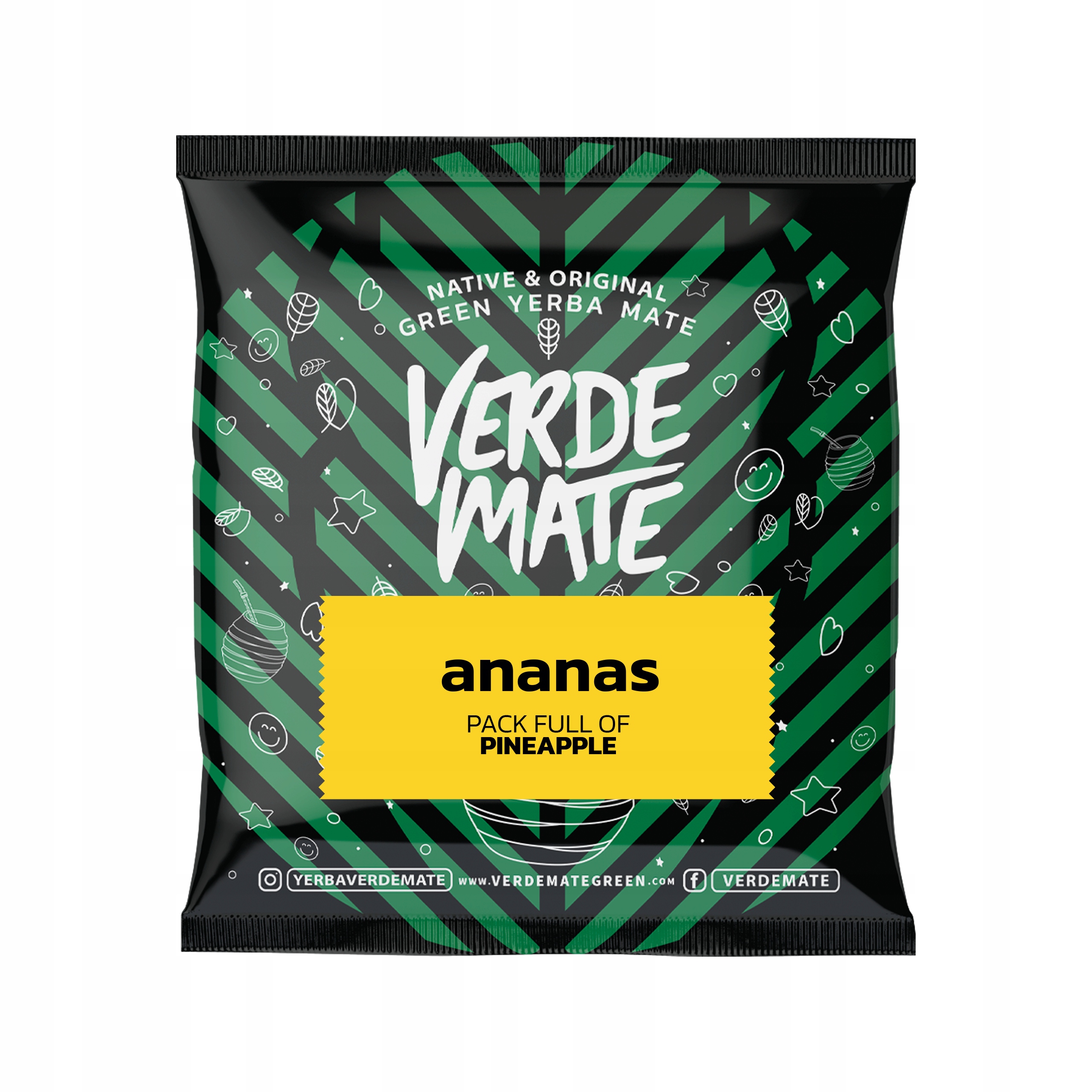 Levně 9x Yerba Verde Mate Green Ananas 50 g