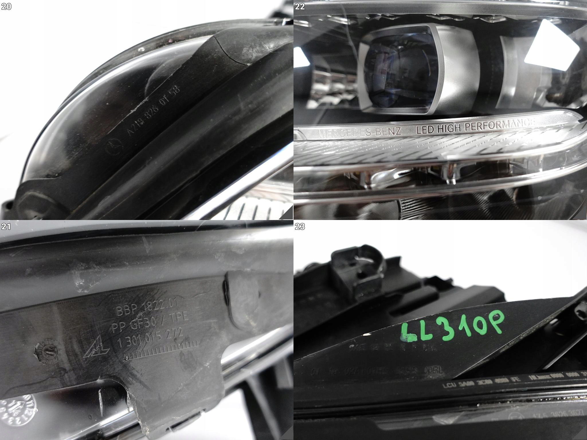 MERCEDES CLS C218 X218 W218 10-14 light FULL LED HIGH PERFORMANCE left UK
