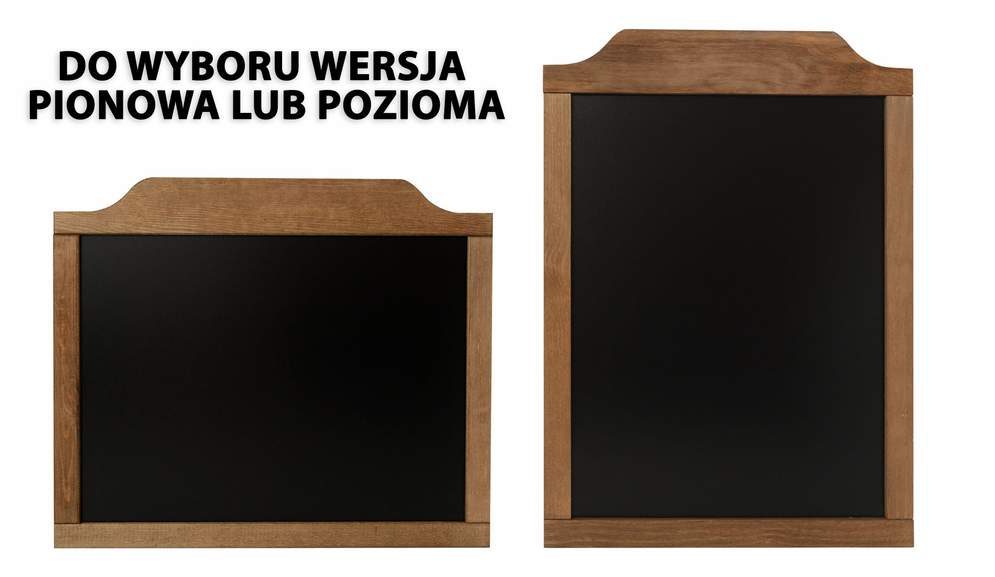 MAŁA TABLICA KREDOWA DREWNIANA RAMA DO PISANIA BAR Marka Feniks