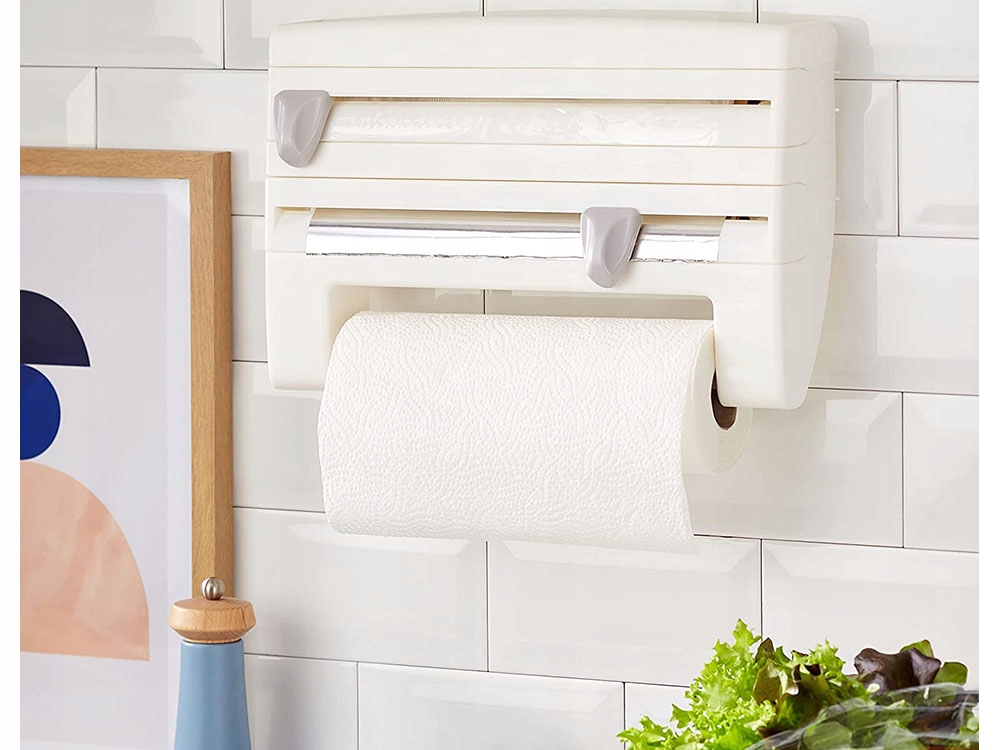 Podajnik dystrybutor do folii i papieru organizer kuchenny 4w1 Kod producenta 24177