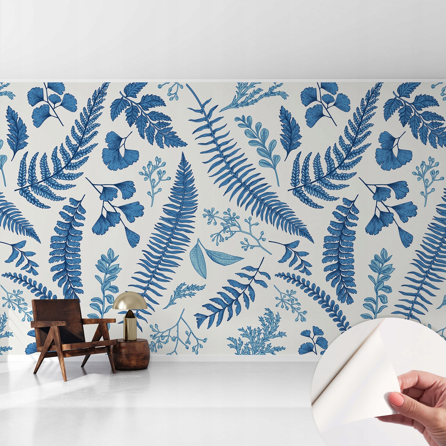 Designová fototapeta na zeď Samolepicí Botanické vzory 416 x 254 cm