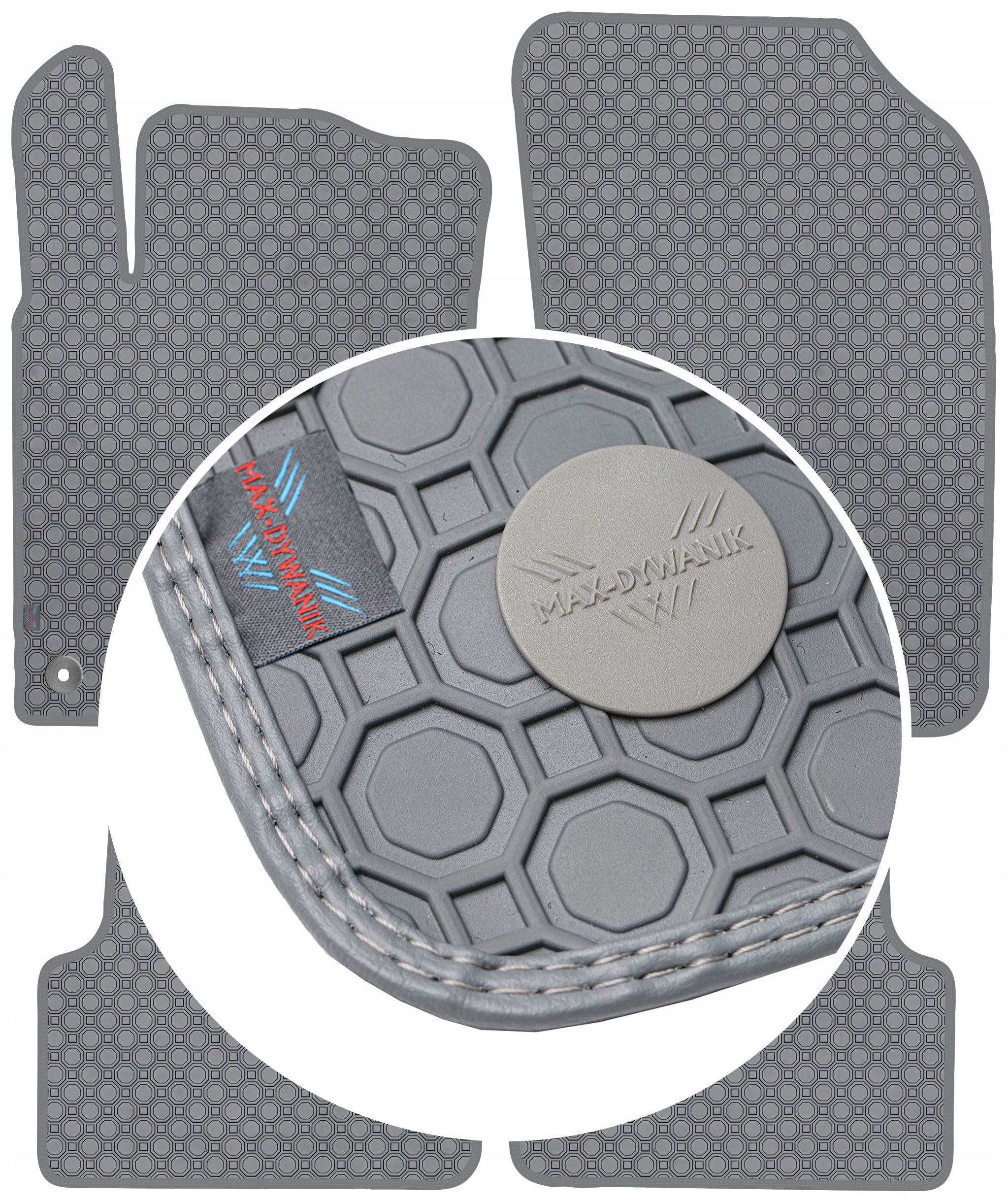 Peugeot 208 II 2019 Koberce Popielate