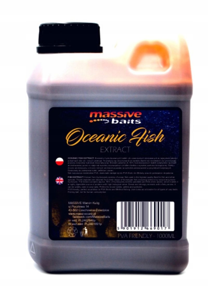 Massive Baits Liquids Oceanic Fish Extract 1000ml