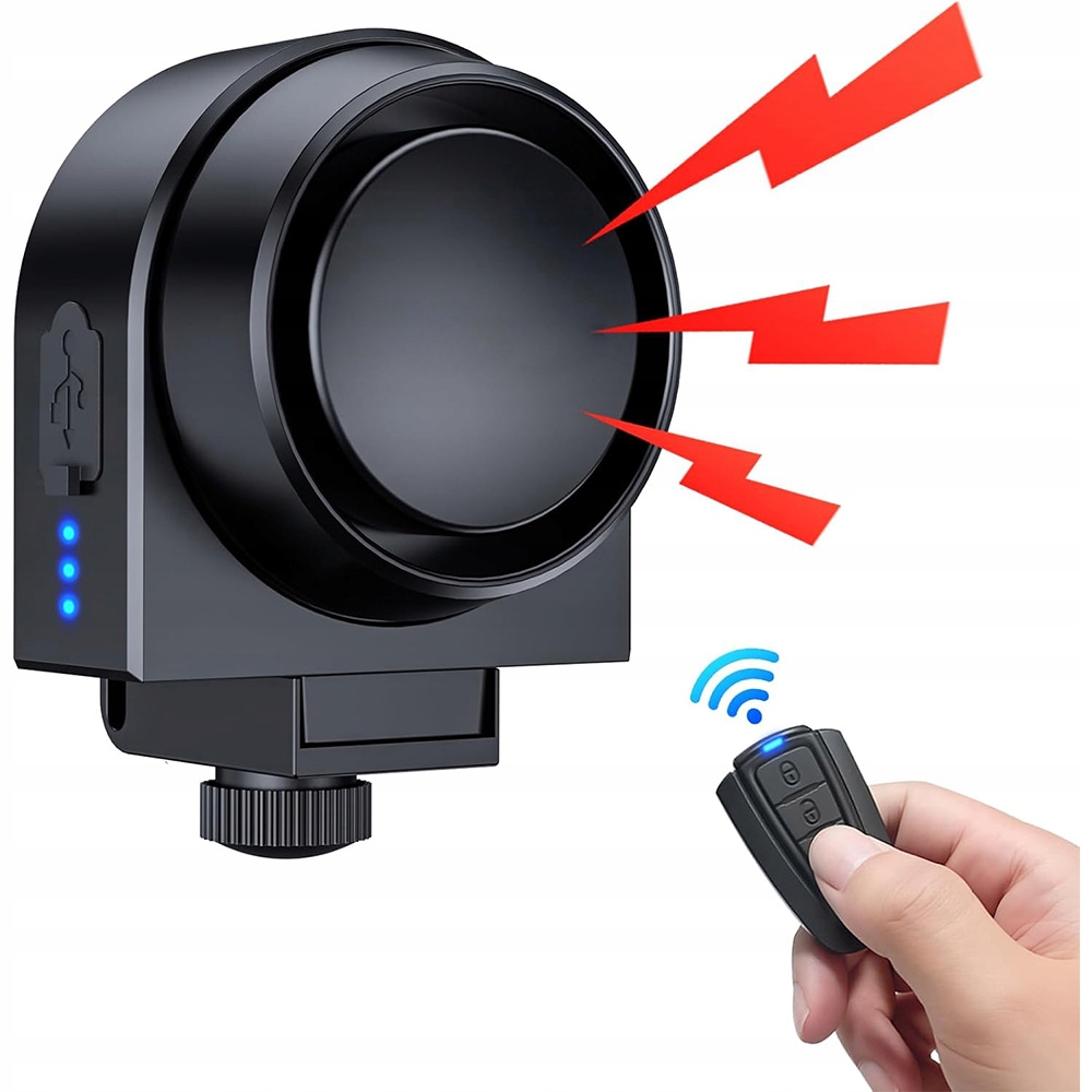 Alarm Rowerowy Bezprzewodowy Do Roweru Hulajnogi Usb-c Pilot