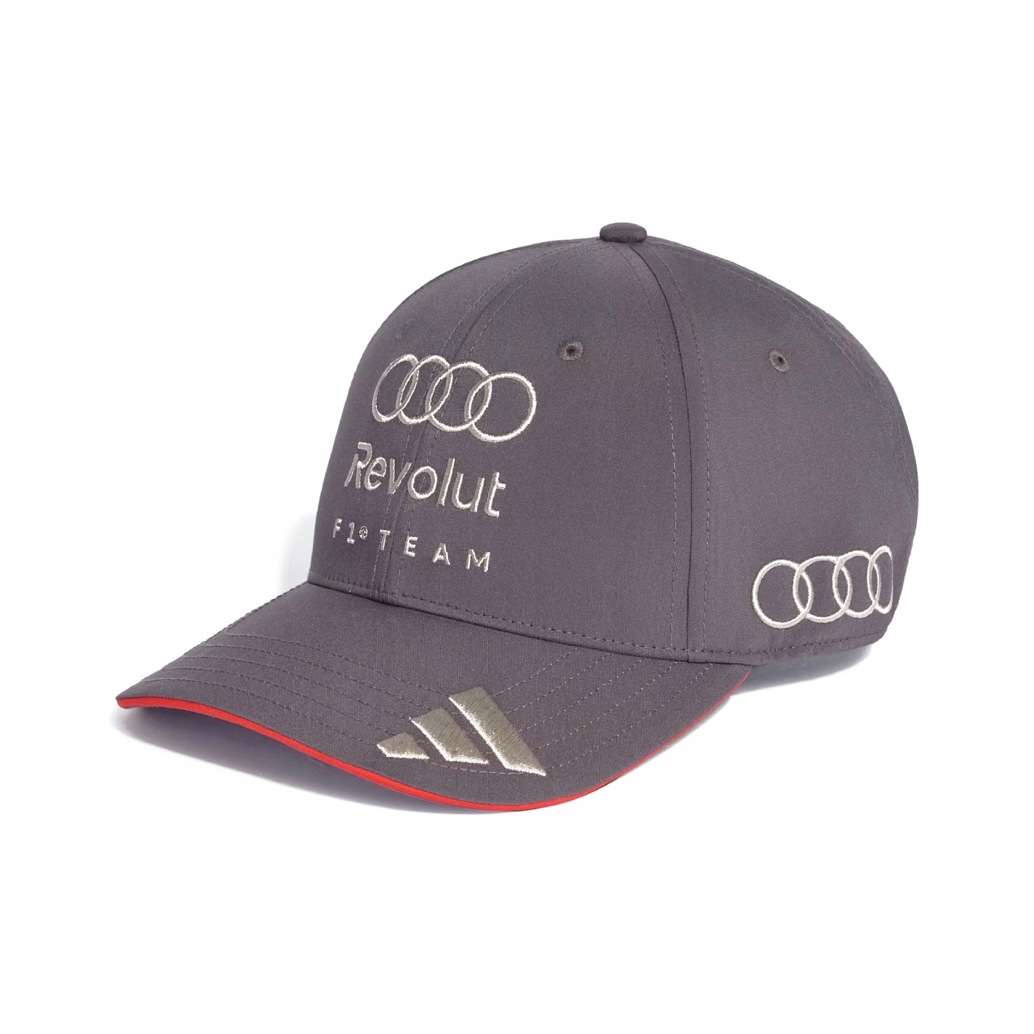 Pánska baseballová čiapka sivá Team Audi F1 2026