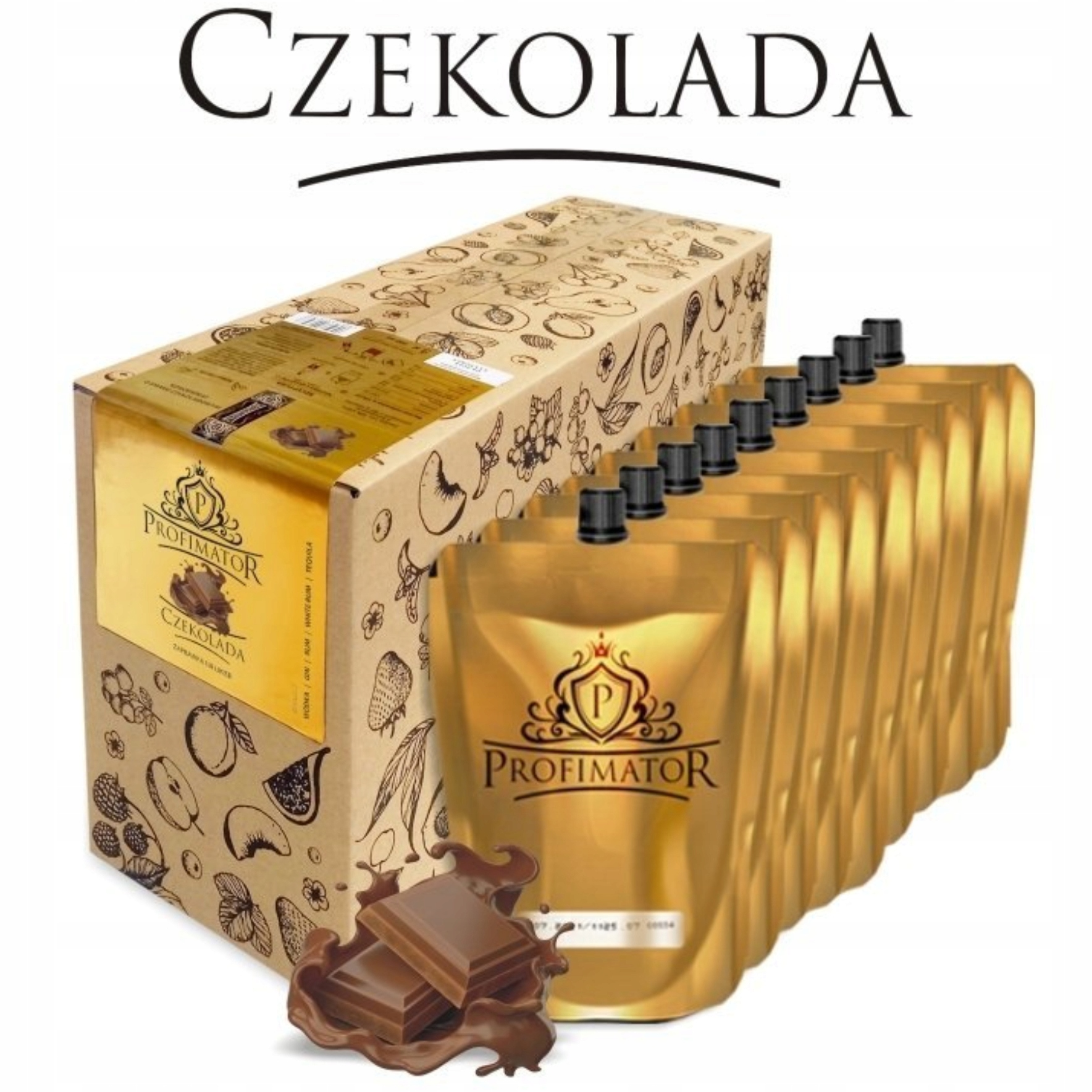 Zaprawka na likier CZEKOLADA box 9x300ml (2,7 litra)