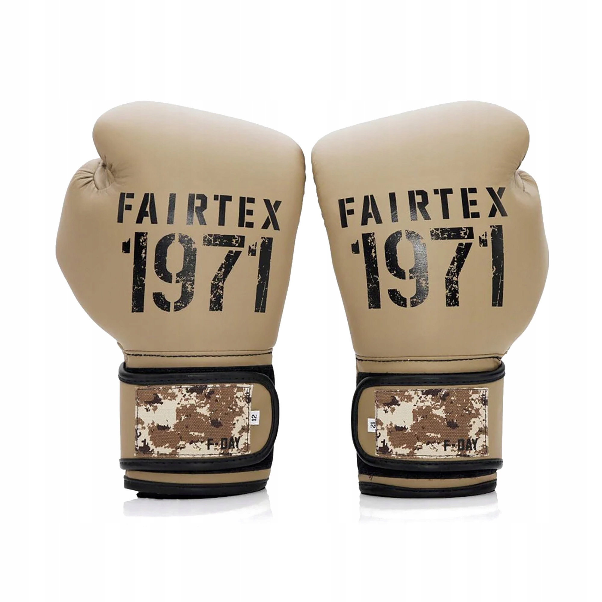 Boxerské rukavice Fairtex F-day 2 Limited Edition khaki 14 oz