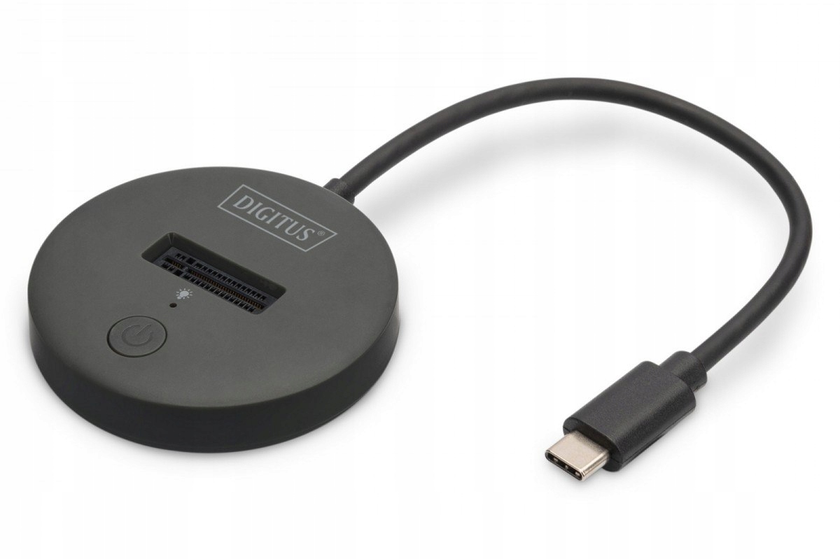 Dokovací stanice pro Ssd M.2 NVMe/SATA Usb-c 3.2 Gen2 10Gbps, max. 4 Tb, černá barva