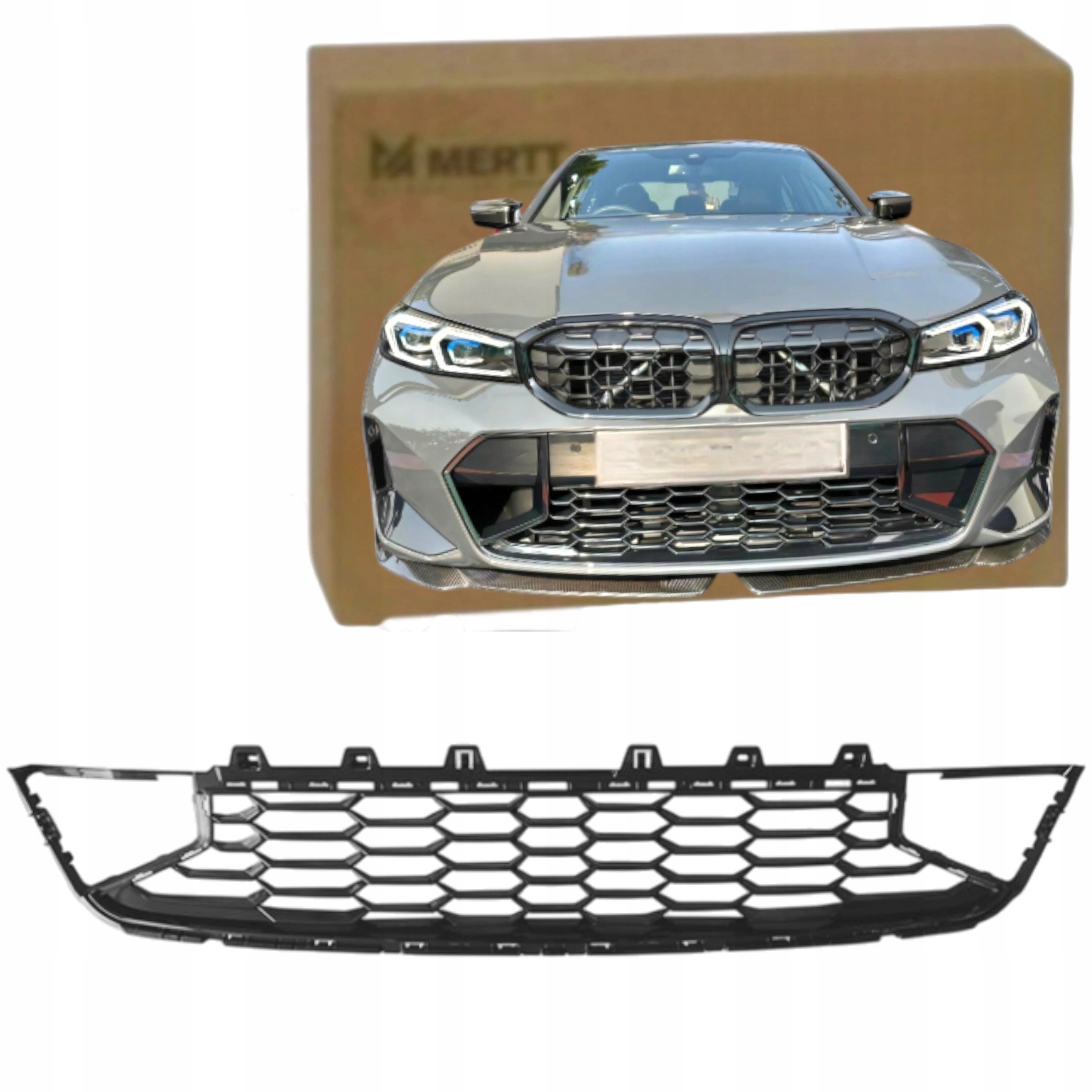 Bmw 3 G20 G21 LCI M-Paketová mřížka Atrapa středového Nárazníku 51118085446
