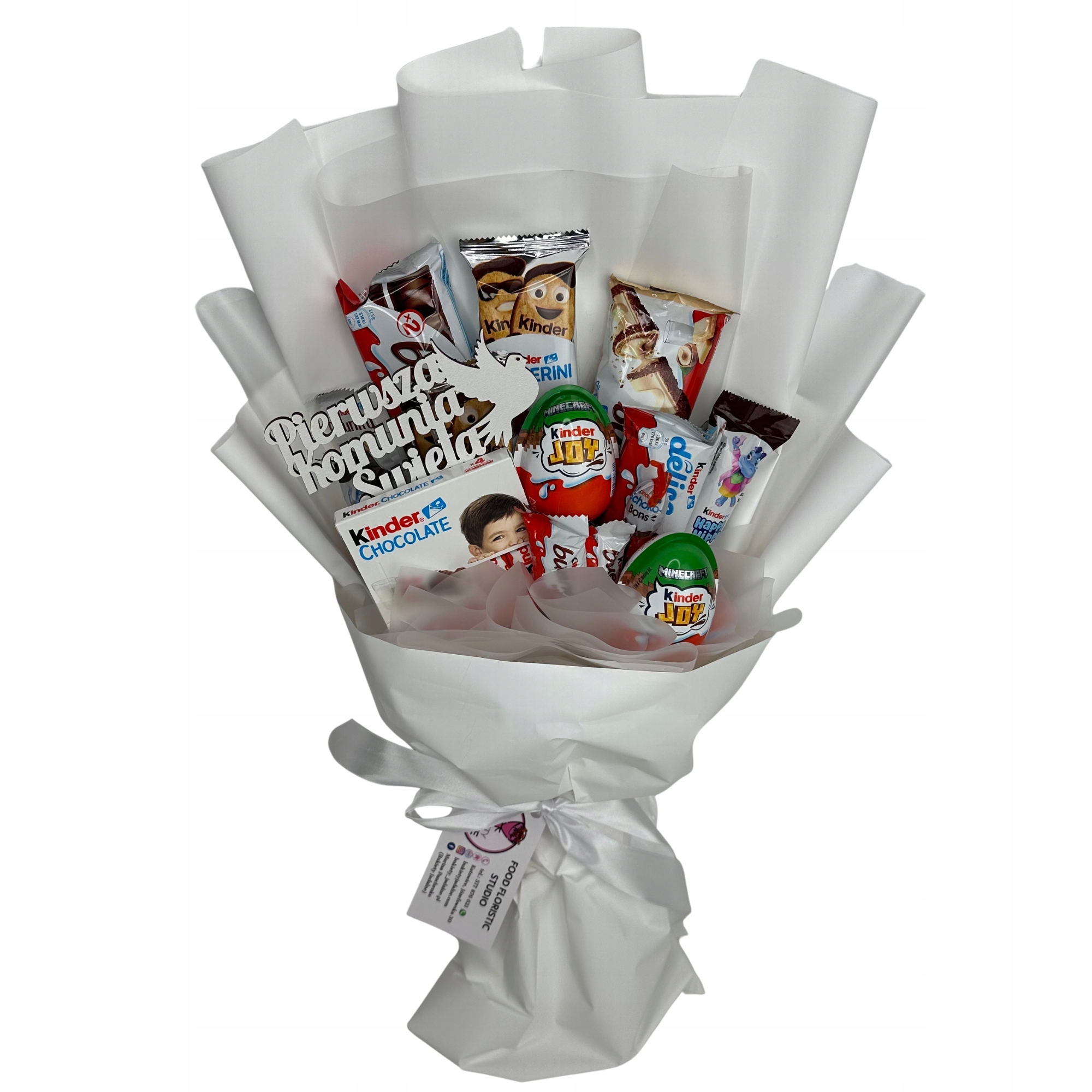 Dárková Sada Kytice Kinder M A Svaté Přijímání Vánoční Suvenýr