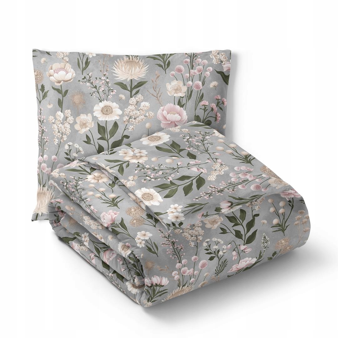 Hotelové Povlečení 140x200 cm Povlečení 70x80 Bavlna 100% Květinová zahrada růží