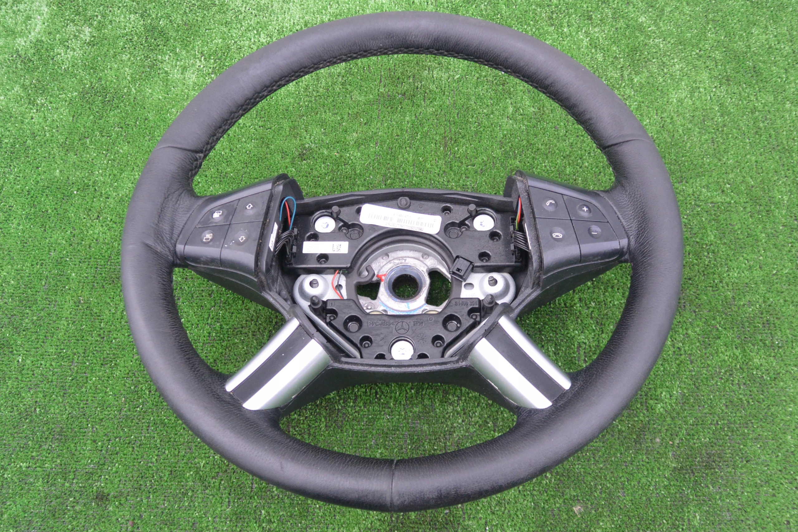 steering wheel, leather MERCEDES GL X164 ML W164